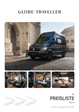 Preisliste Globe Traveller Falcon 26/27