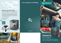 Produktkatalog Clesana X1 Porspekt Clesana X1