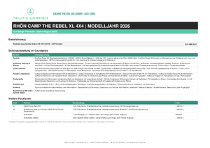 Preisliste Rebel XL 2026 Nautic_Camper_Rhoen_Camp_Rebel_XL_4x4_vorlaeufige_Preisliste_MJ2026